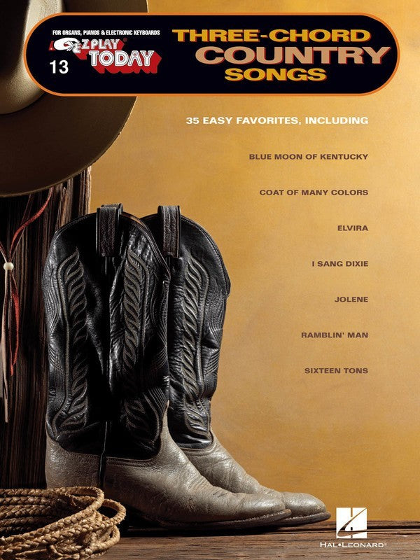 EZ Play 13 Three-Chord Country Songs